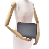 LOUIS VUITTON 路易威登波切特朱尔斯 PM NM2 黑色/灰色 N60113 男士达米尔格拉菲特帆布离合器袋新二手银仓库