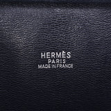 Hermes Hermes Mini Prumem Blue Indigo Silver Bracket □ I Engraved (around 2005) Women's Voepson Handbag B Rank Used Sinkjo