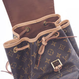 LOUIS VUITTON ルイヴィトン モノグラム モンスリ ブラウン M51136 レディース モノグラムキャンバス リュック・デイパック ABランク 中古 銀蔵