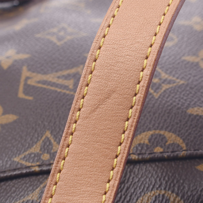 Louis Vuitton Louis Vuitton Monogram Monsuri Brown M51136 Women's Monogram Canvas Rucks Day Pack AB Rank Used Silgrin