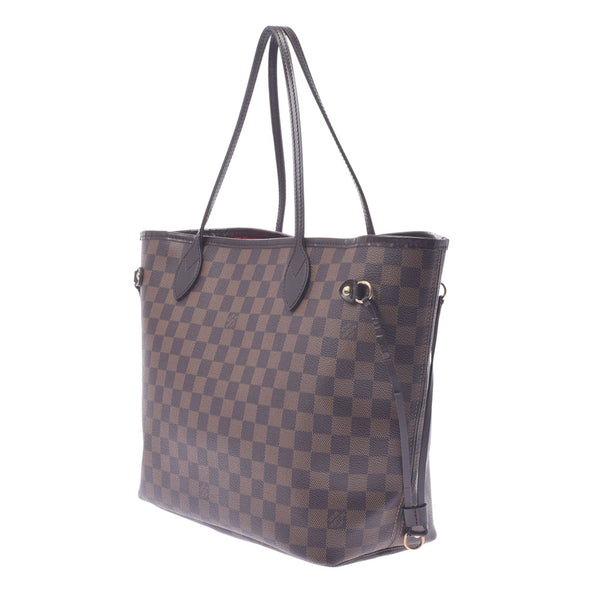 LOUIS VUITTON Louis Vuitton Damier Neverfull MM Old Brown N51105 Unisex Damier Canvas Tote Bag AB Rank Used Ginzo