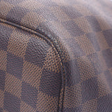 LOUIS VUITTON Louis Vuitton Damier Neverfull MM Old Brown N51105 Unisex Damier Canvas Tote Bag AB Rank Used Ginzo