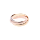 Cartier Cartier Trinity Ring Three Color # 54 14 14 Unisex K18 YG / WG / PG Ring / Ring A Rank Used Silgrin