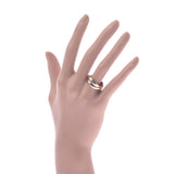 Cartier Cartier Trinity Ring Three Color # 54 14 14 Unisex K18 YG / WG / PG Ring / Ring A Rank Used Silgrin