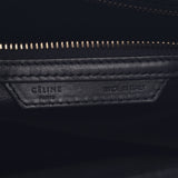 CELINE セリーヌ ラゲージ ミニショッパー ブラック ベージュ レディース キャンバス レザー ハンドバッグ Bランク 中古 銀蔵