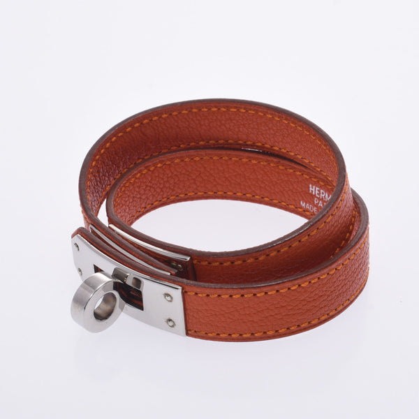 Hermes Hermes Kelly Bracelet Potylon Silver Bracket□F雕刻（2002年左右）女士S-Shable手链A-Rank使用Silgrin