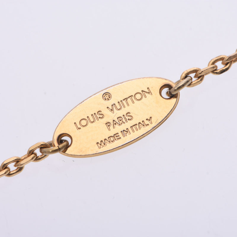 Lv on sale angel necklace