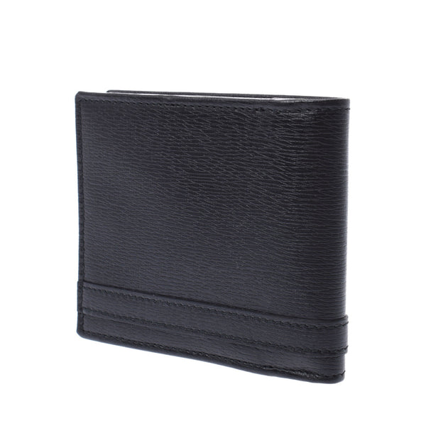 GUCCI Gucci Black 255852 Unisex Leather Two Folded Wallet New Sanko