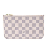 LOUIS VUITTON Louis Vuitton Damier air Zul nevert PM White N41362 women's handbag a rank used silver