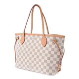 LOUIS VUITTON Louis Vuitton Damier air Zul nevert PM White N41362 women's handbag a rank used silver