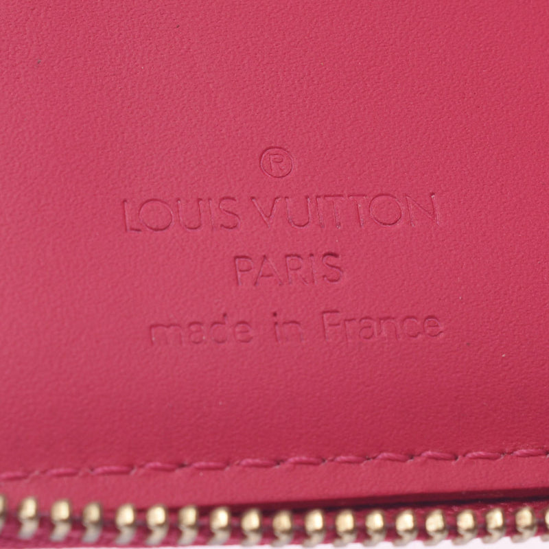 Louis Vuitton Louis Vuitton Verni El Dridge Fusha Pink M91240 Women's Monogram Verni Long Wallet B Rank Used Sinkjo