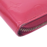 Louis Vuitton Louis Vuitton Verni El Dridge Fusha Pink M91240 Women's Monogram Verni Long Wallet B Rank Used Sinkjo