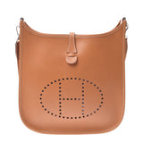 Hermes Hermes Evelin PM天然银色支架□D处理（2000年左右）女式vash单肩包ab排名使用Silgrin