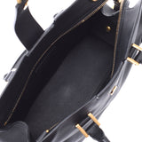 Saint Laurent Sun Laurent Baby Cabbus 2way Black Gold Bracket Women's Curf Handbags AB Rank Used Silgrin