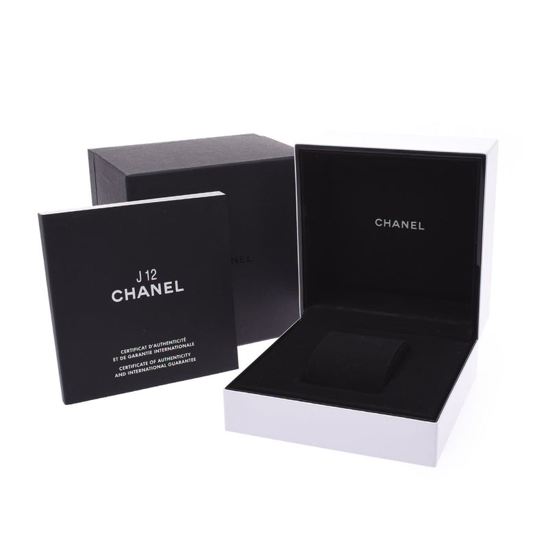 Chanel Chanel J12 33mm Blue Light / Limited 2000 H3826女性白色陶瓷/ SS手表石英白色图一级使用Silgrin