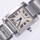 Cartier Cartier Tank Française Sm2384 Women's SS Watch Quartz Ivory Characters A-Rank Used Sinkjo