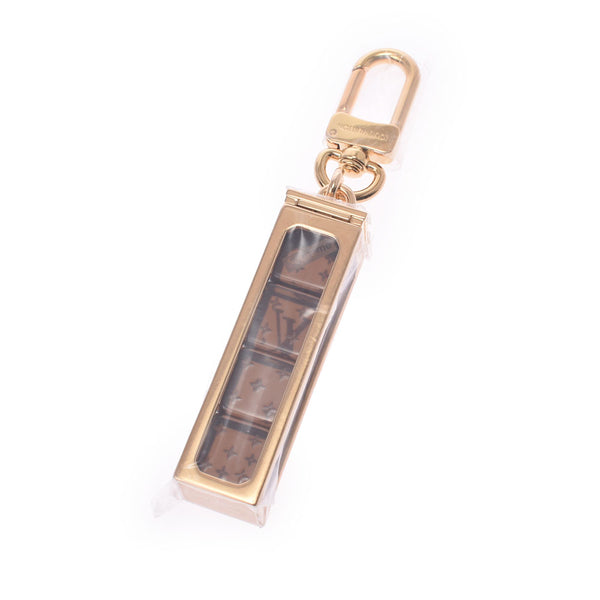 Louis Vuitton Louis Vuitton Monogram Dice Keychain Dice Supreme Collaboration Brown / Gold MP2072 Unisex GP Key Holder Unused Silgrin
