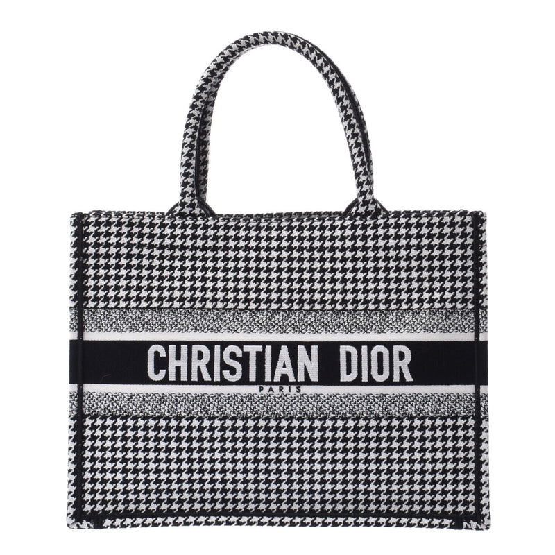 CHRISTIAN DIOR ブックトート スモール ハンドバッグ キャンバス レディース