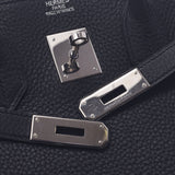 Hermes Hermes Burkin 35 Black Silver Bracket □ K-engraved (around 2007) Unisex Togo Handbags A rank used sinkjo