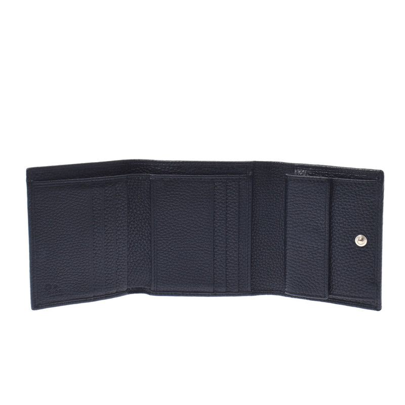 GUCCI Gucci Soho Outlet Products Black 598207 Women's Curf Push Three Folded Wallets AB Rank Used Sinkjo