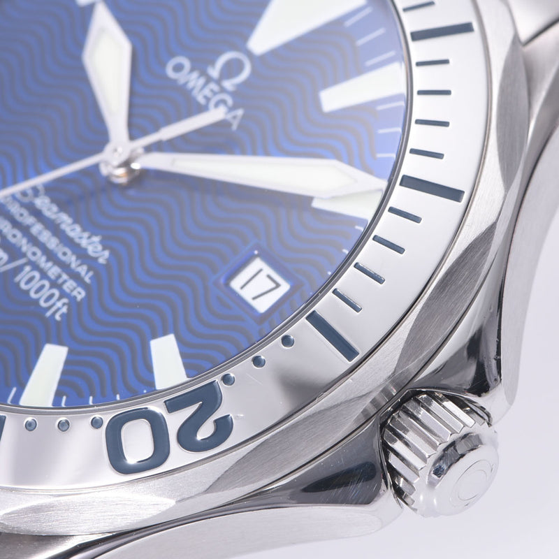 Omega Omega Seamaster Professional 300 2255.80男装手表自动滚动蓝色字符A  - 级使用Silgrin