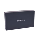 CHANEL Chanel Airline Round Fastener Silver Silver Fittings Ladies Lambskin Long Wallet AB Rank Used Silgrin