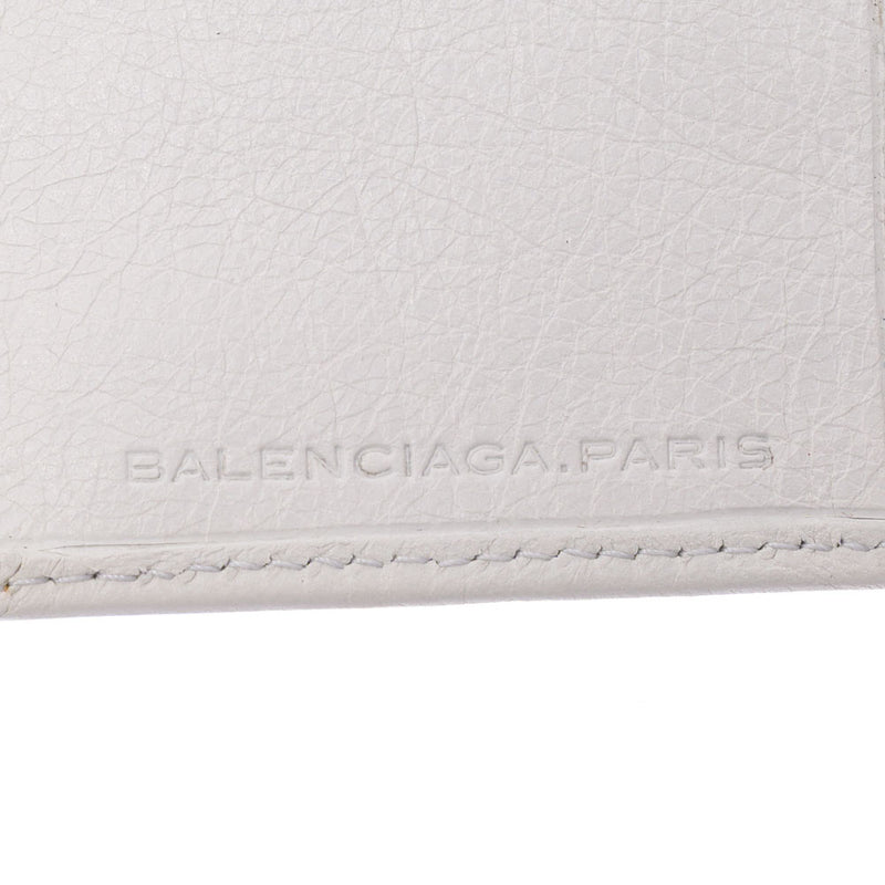 Balenciaga Valenciaga Giant Continental White男女皆宜的皮革长款钱包A-Rank使用Silgrin