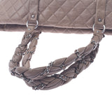 Chanel Chanel Matrasse Chain Total Glacier Silver Fittings Ladies Leather Tote Bag B Rank Used Silgrin