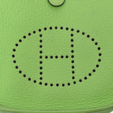 Hermes Hermes Evelin TPM Apple Green Silver Fittings□G刻（2003年左右）女士Triyo Clomance单肩包B等级使用Silgrin