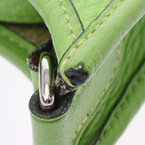 Hermes Hermes Evelin TPM Apple Green Silver Fittings□G刻（2003年左右）女士Triyo Clomance单肩包B等级使用Silgrin