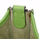Hermes Hermes Evelin TPM Apple Green Silver Fittings□G刻（2003年左右）女士Triyo Clomance单肩包B等级使用Silgrin