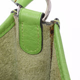 Hermes Hermes Evelin TPM Apple Green Silver Fittings□G刻（2003年左右）女士Triyo Clomance单肩包B等级使用Silgrin