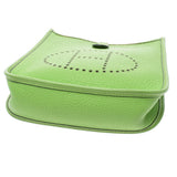 Hermes Hermes Evelin TPM Apple Green Silver Fittings□G刻（2003年左右）女士Triyo Clomance单肩包B等级使用Silgrin