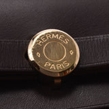 Hermes Hermes Ele Bag PM 2WAY Bag Tea Gold Bracket □ G Engraved (around 2003) Women's Vibrato / Canvas / Leather Handbag AB Rank Used Silgrin