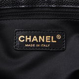 CHANEL シャネル マトラッセ GST チェーントート 黒 ゴールド金具 レディース キャビアスキン トートバッグ Bランク 中古 銀蔵