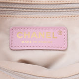 CHANEL シャネル ニュートラベルライン トートTPM ピンク レディース ナイロン/レザー トートバッグ Bランク 中古 銀蔵