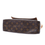 LOUIS VUITTON Louis Vuitton monogram mini-looping brown M51147 Lady's monogram canvas one shoulder bag B rank used silver storehouse