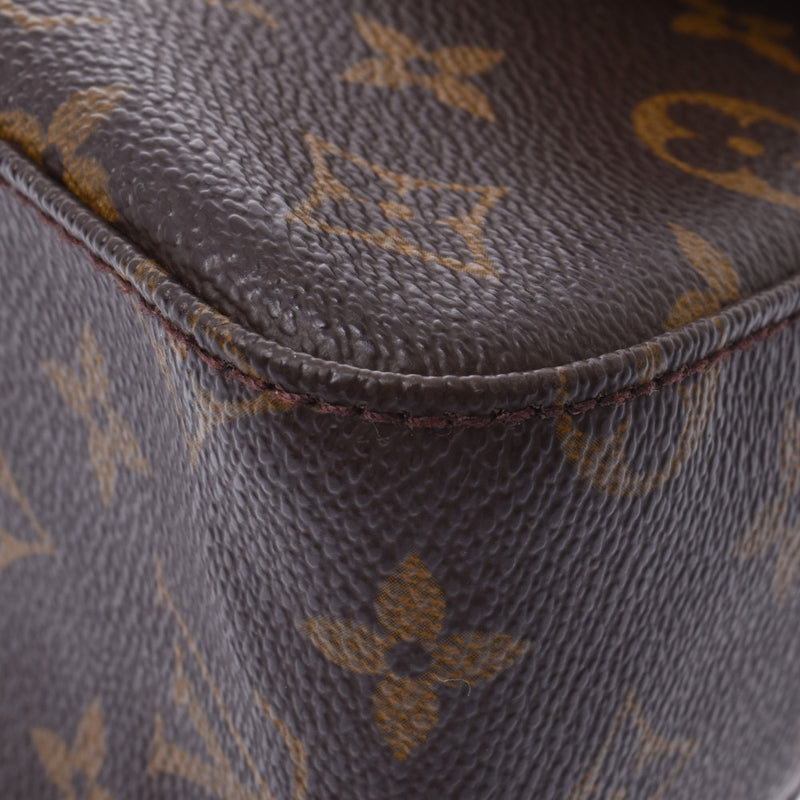 LOUIS VUITTON Louis Vuitton monogram mini-looping brown M51147 Lady's monogram canvas one shoulder bag B rank used silver storehouse