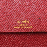 Hermes Hermes议程Rouge VIFF Silver Bracket○W刻（1993年左右）UniSEX Kushuber笔记本封面B排名使用Silgrin