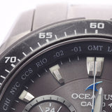 Casio Casio Ocianas Tough Saorler OCW-M800 Men's Titanium Watch Solar Radio Wave Clock Black Table AB Rank Used Sinkjo