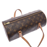 LOUIS VUITTON ルイヴィトン モノグラム パピヨンＬ ブラウン M51385 レディース モノグラムキャンバス ハンドバッグ Bランク 中古 銀蔵