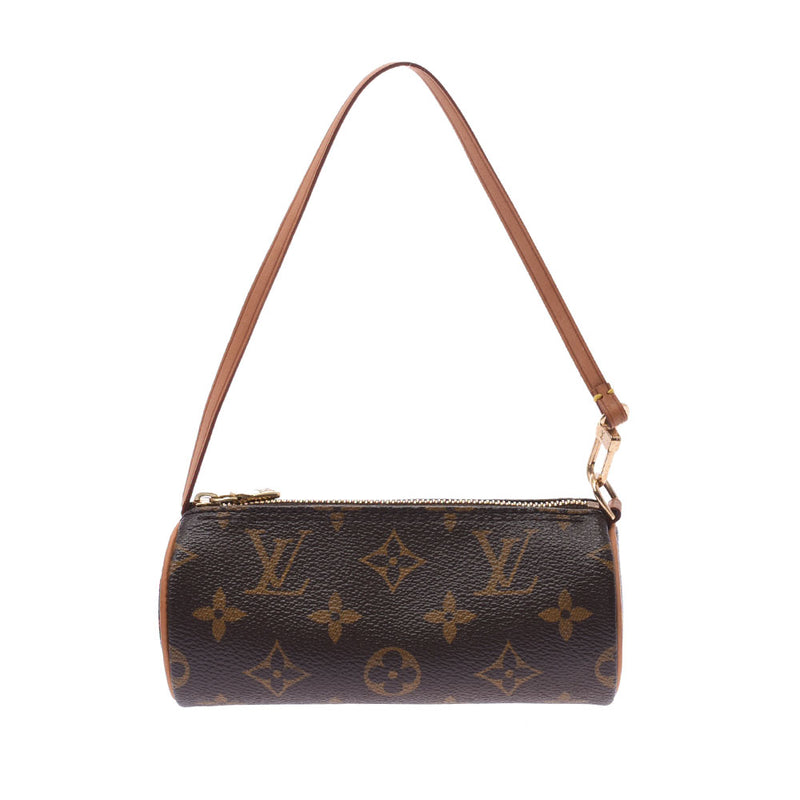 LOUIS VUITTON ルイヴィトン モノグラム パピヨンＬ ブラウン M51385 レディース モノグラムキャンバス ハンドバッグ Bランク 中古 銀蔵