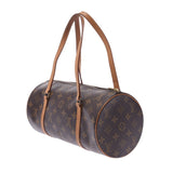 LOUIS VUITTON ルイヴィトン モノグラム パピヨンＬ ブラウン M51385 レディース モノグラムキャンバス ハンドバッグ Bランク 中古 銀蔵