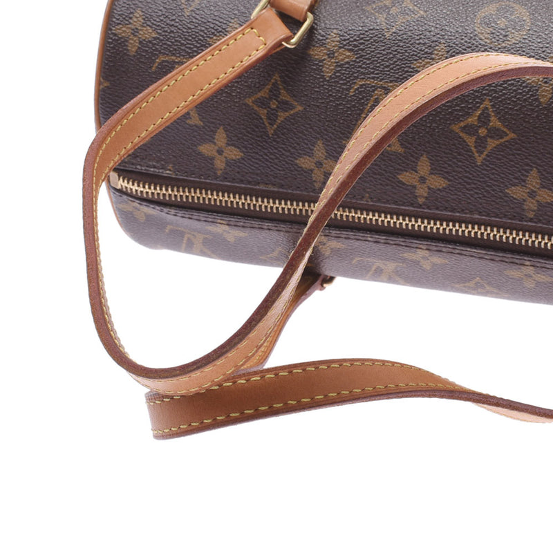 LOUIS VUITTON ルイヴィトン モノグラム パピヨンＬ ブラウン M51385 レディース モノグラムキャンバス ハンドバッグ Bランク 中古 銀蔵