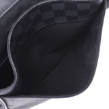 Louis Vuitton Louis Vuitton Damier Graphit District PM Old Black / Gray N41260 Men Shoulder Bag AB Rank Used Silgrin