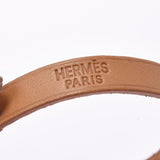 HERMES爱马仕Api天然银配件J刻印（2006年左右）中性皮革手镯AB等级二手银藏