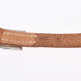 HERMES爱马仕Api天然银配件J刻印（2006年左右）中性皮革手镯AB等级二手银藏