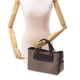 Celine Celine boogie bag Macadamia women's Jacquard / leather handbags ab