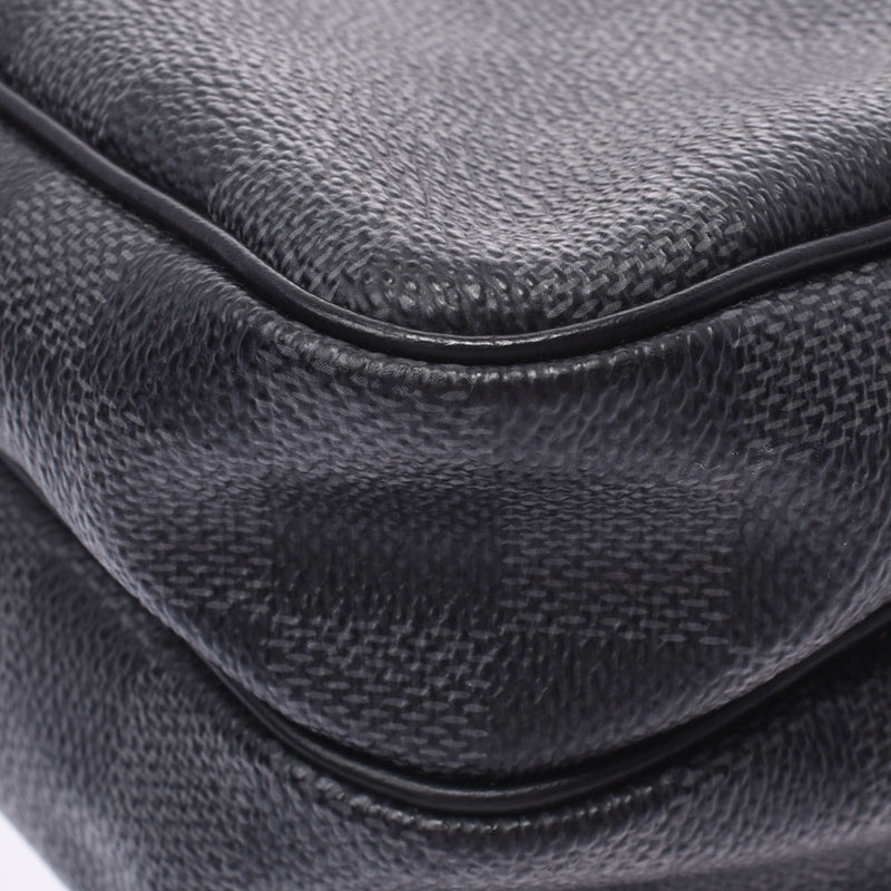 Louis Vuitton Louis Vuitton Damier Graffit Rem Black N41446 Men's Dumier Graphit Canvas Shoulder Bag B Rank Used Sinkjo