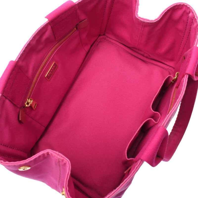 PRADA Prada,Kanapa,Pink BN1877,Ladies Canvas,Totobag B-Rank,使用银器